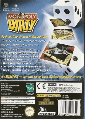 Monopoly Party box cover back